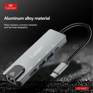 هاب تایپ سی آلومنیومی ارلدام