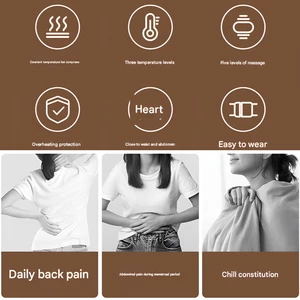 ماساژور گرم کن کمر، شکم، رحم، قاعدگی، پریود قابل شارژ کوالیتل شیائومی