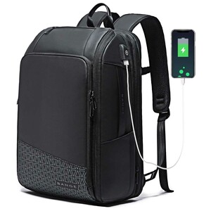 کوله پشتی مسافرتی لپ تاپ 15.6 اینچ با پورت USB و ظرفیت 54 لیتر بنج BANGE 22005D