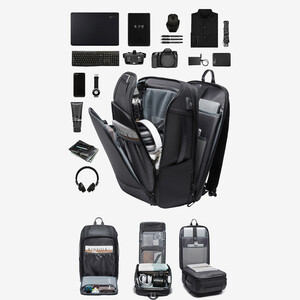 فروش کوله پشتی مسافرتی لپ تاپ 15.6 اینچ یو اس بی دار 54 لیتر بنج