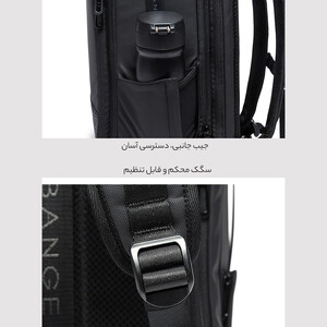 خرید کوله پشتی مسافرتی لپ تاپ 15.6 اینچ یو اس بی دار 54 لیتر بنج