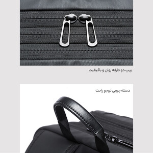 کیفیت کوله پشتی مسافرتی لپ تاپ 15.6 اینچ یو اس بی دار 54 لیتر بنج