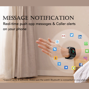 اعلان‌های تماس و پیام روی ساعت HISOLAN