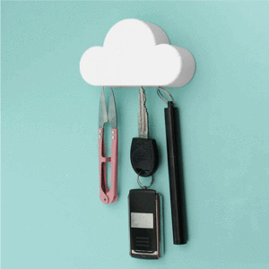 جاکلیدی فانتزی طرح ابر KEY HOLDER