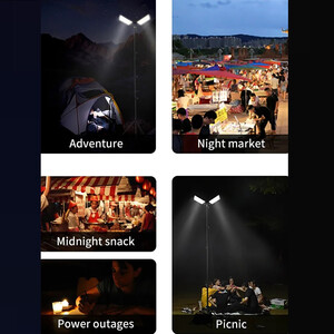 فروش چراغ کمپینگ 2 پر کانپکس با سه پایه