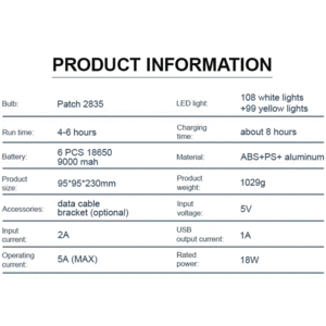قیمت چراغ کمپینگ قابل حمل