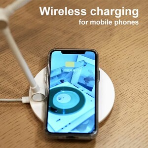 چراغ مطالعه رومیزی شارژی و شارژر وایرلس