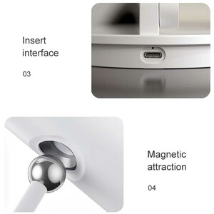 چراغ مطالعه رومیزی شارژی و شارژر وایرلس