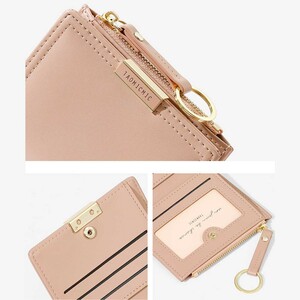 ساختار کیف کارت و کیف پول زنانه صورتی تائومیک میک