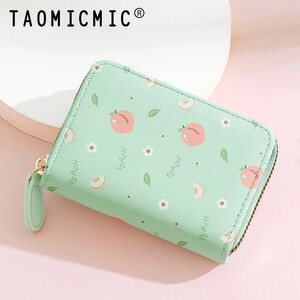 خرید کیف پول دخترانه فانتزی زیپ دار تائومیک‌میک