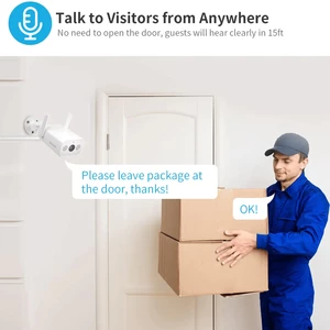 کیفیت دوربین مداربسته هوشمند امنیتی فضای باز  بلورمز