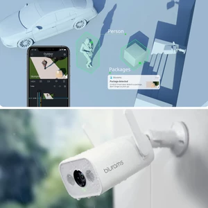 دوربین مداربسته هوشمند امنیتی فضای باز  بلورمز