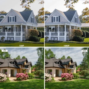 دوربین مداربسته هوشمند امنیتی فضای باز  بلورمز