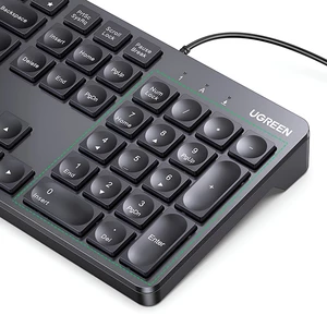کیفیت صفحه کلید با سیم کم صدای کامپیوتر یوگرین