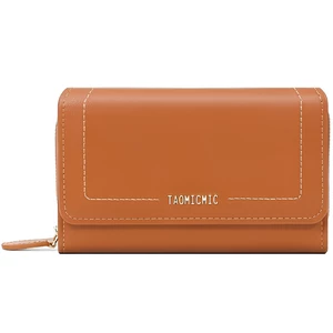 برترین کیف پول زنانه چرمی بزرگ زیپدار تائومیک‌میک