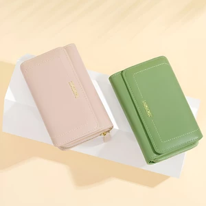 مدرن کیف پول زنانه چرمی بزرگ زیپدار تائومیک‌میک