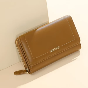 کیف پول زنانه چرمی بزرگ زیپدار تائومیک‌میک