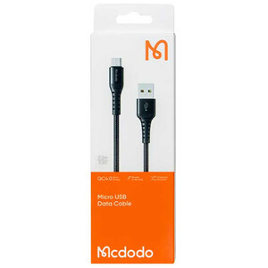 خرید کابل شارژ سریع یو اس بی به میکرو 3 آمپر 0.2 متر مک دودو