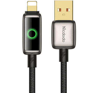 قیمت کابل شارژ یو‌اس‌بی به لایتنینگ قطع کن 3 آمپر 1.2 متری مک دودو