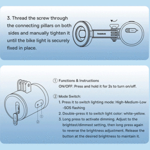 فروش پایه چندمنظوره چراغ دوچرخه