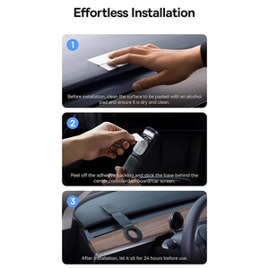 فروش هولدر موبایل مگنتی داخل خودرو چند منظوره تاشو بیسوس