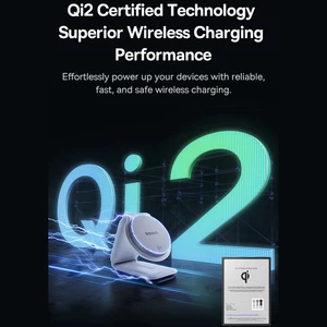 هولدر شارژر وایراس مگنتی مگ سیف چرخشی تاشو بیسوس