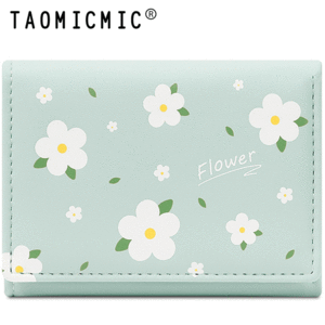 کیف پول سبز زنانه تائومیک میک