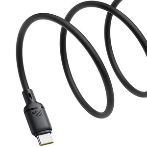 خرید کابل سوپر فست شارژ تایپ‌سی به تایپ‌سی 100 وات یک متری بیسوس