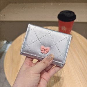 کیف پول  نقره ای زنانه