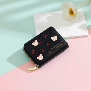 کیف کارت و کیف پول زنانه مشکی تائومیک میک