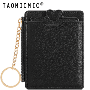 کیف پول مشکی زنانه تائومیک میک