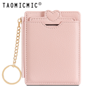 کیف پول صورتی زنانه تائومیک میک