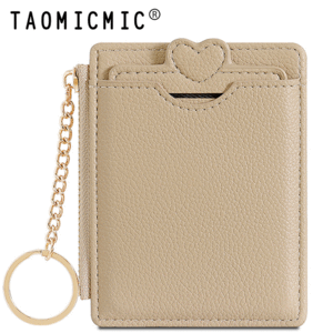 کیف پول بژ زنانه تائومیک میک