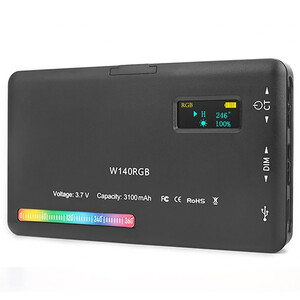 قیمت نور ثابت روی دوربینور ثابت روی دوربین سان پکن (سان پک) W140 rgb