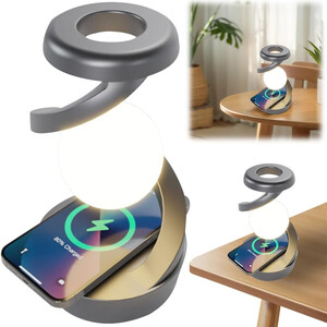 کیفیت چراغ خواب طرح کره چرخشی و شارژ وایرلس