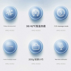 ماساژور گردن شارژی با قابلیت گرمایشی و فناوری TENS