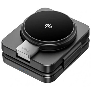 خرید شارژر بی‌سیم گوشی آیفون، اپل‌واچ و ایرپاد تاشوی Qi2.0 ویوو