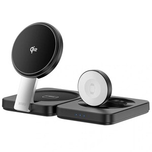 فروش شارژر بی‌سیم گوشی آیفون، اپل‌واچ و ایرپاد تاشوی Qi2.0 ویوو