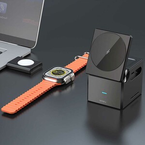 شارژر بی‌سیم رومیزی 15 وات گوشی، ایرپاد و اپل واچ ویوو