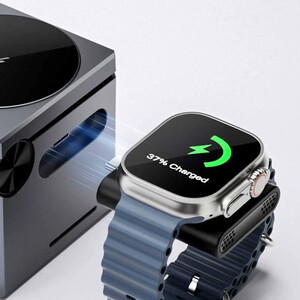 شارژر بی‌سیم رومیزی 15 وات گوشی، ایرپاد و اپل واچ ویوو