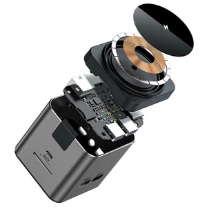 داک استیشن 9 در 1 و شارژر بی‌سیم 15 وات ویوو