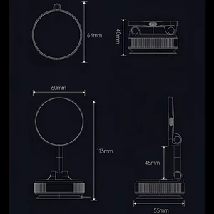 شارژر وایرلس مگ‌سیف و هولدر چندمنظوره بونروی