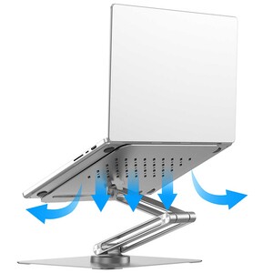 قیمت استند و پایه خنک‌کننده فلزی چرخان لپ‌تاپ 17 اینچ ویوو