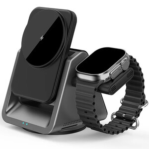 بهترین شارژر بی سیم رومیزی 15 وات سه کاره ویوو