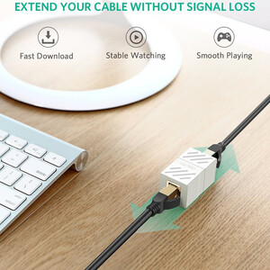 مبدل افزایش طول کابل شبکه سفید یوگرین