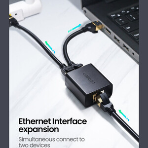 مبدل 1 به 2 پورت شبکه یوگرین