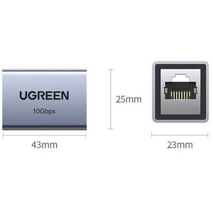 مبدل افزایش طول کابل اترنت RG45 یوگرین