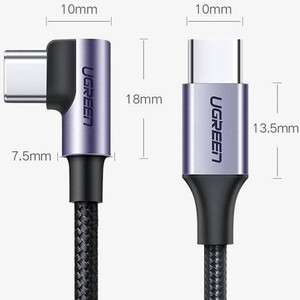 کابل شارژ سریع تایپ‌سی به تایپ‌سی یوگرین