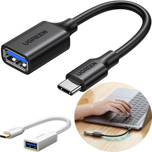 تبدیل او‌تی‌جی تایپ‌سی به USB3.0 15 سانتی‌متری یوگرین Ugreen US154 30701