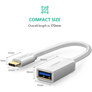 فروش کابل او تی جی یو اس بی به تایپ سی یوگرین